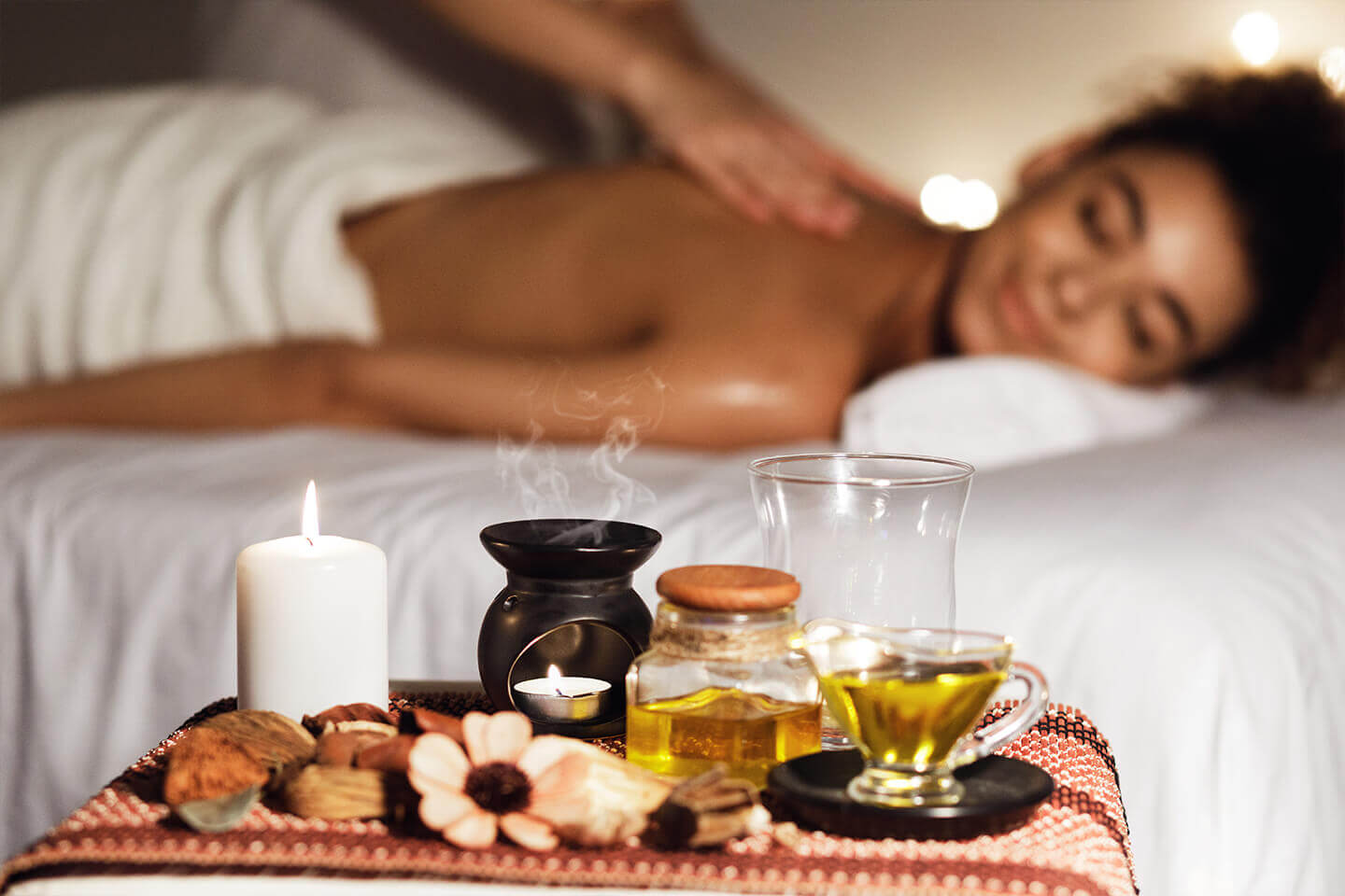 During massage privacy